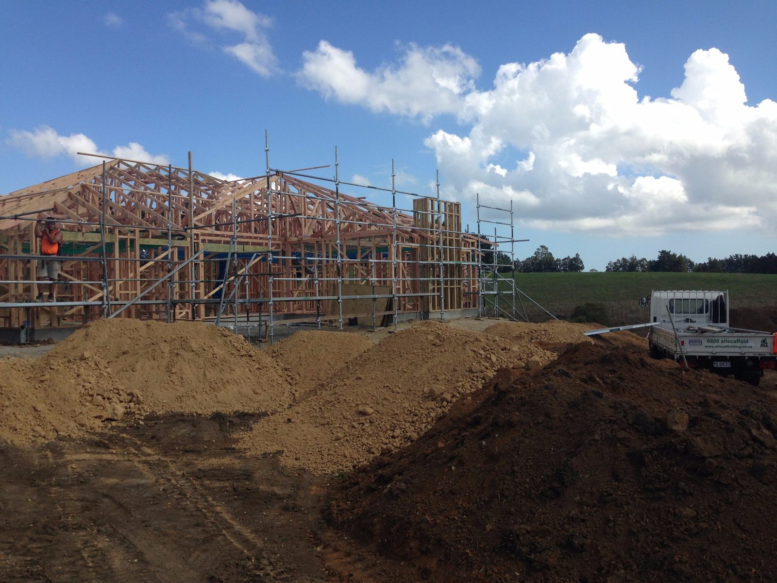 New Building Scaffolding